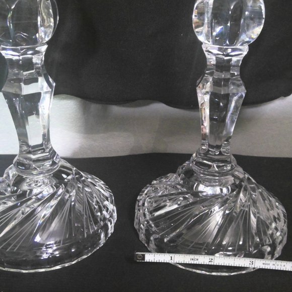 Solar Star Tall Candlestick holders set of 2 - Picture 7 of 9